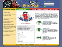 Tablet Screenshot of finishfast.com